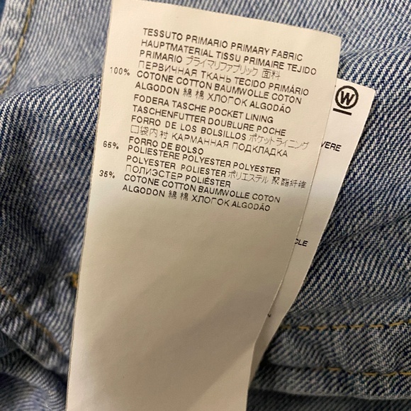 Dsquared2 Dan Distressed White Paint Wash Jean Jacket Size L - Picture 11 of 11